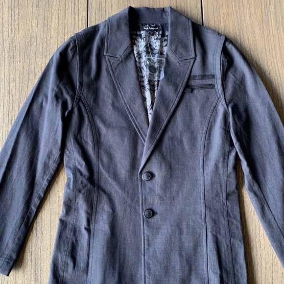 Royal Underground Other - Royal Underground Charcoal Military Jacket